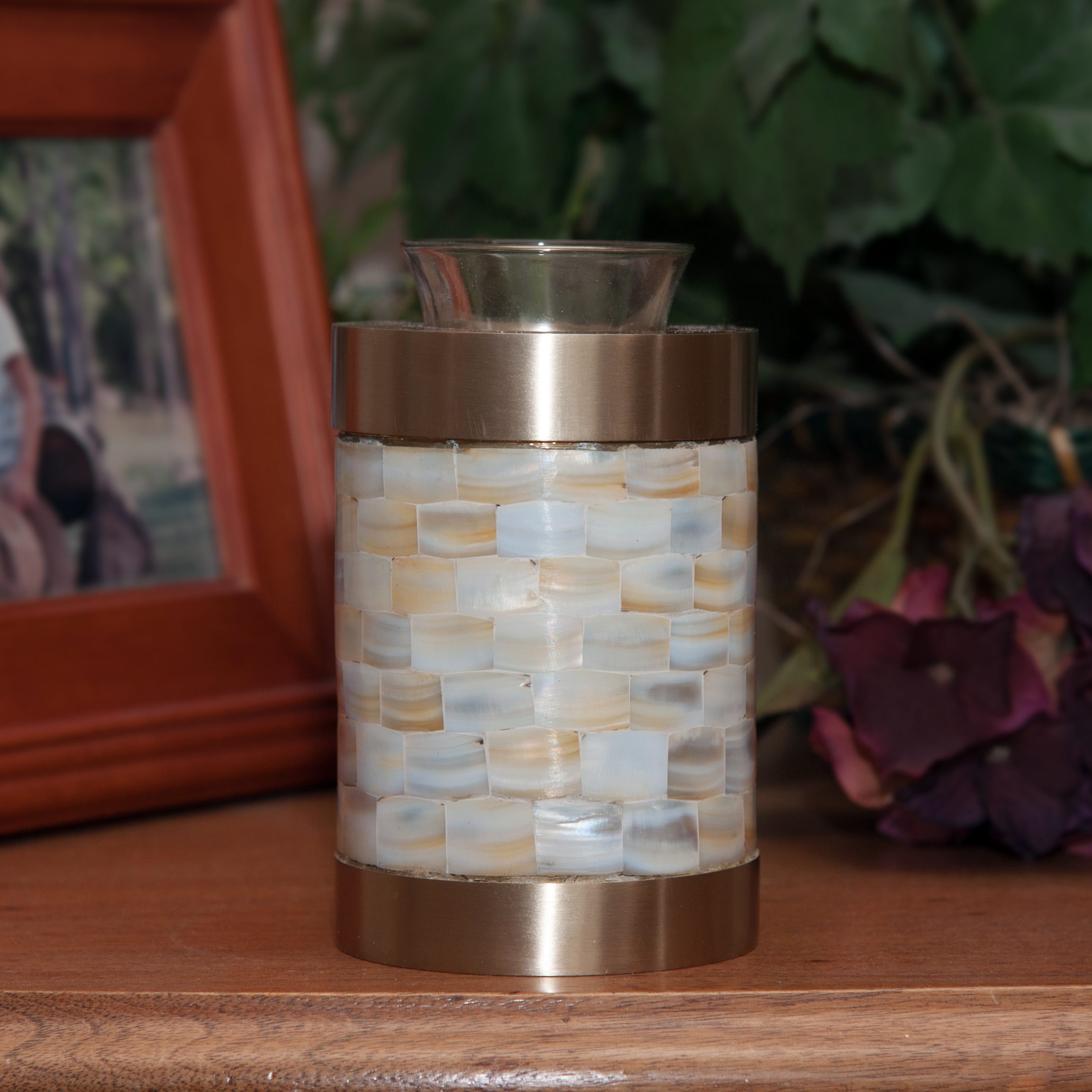 Tea Light Urn - Mother of Pearl - Image 2