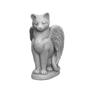 Guardian Angel - Cat Statue